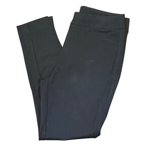 Chicos Black Knit Ankle Ponte Pants Slimming Minimalist‎ Easy Wear EUC 1R/Med/8R